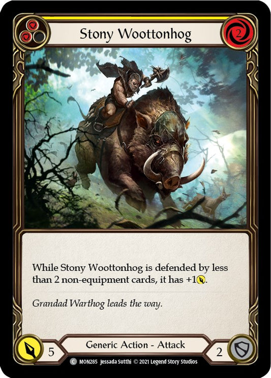 Stony Woottonhog (Yellow) [MON - MON285]