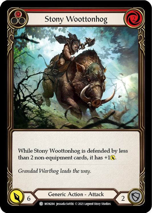 Stony Woottonhog (Red) [MON - MON284]