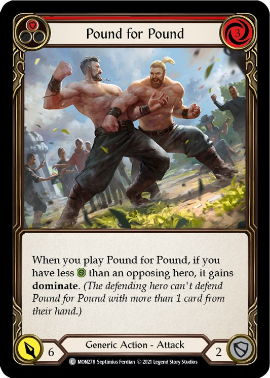 Pound for Pound (Red) [MON - MON278]