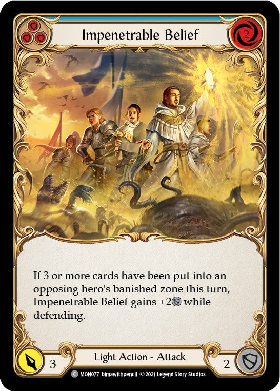 Impenetrable Belief (Blue) [MON - MON077]