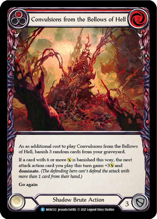 Convulsions from the Bellows of Hell (Red) [MON - MON132]