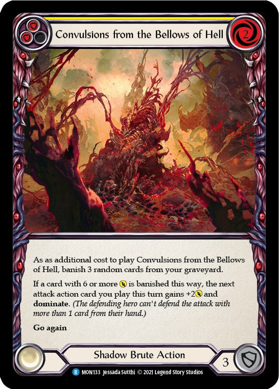 Convulsions from the Bellows of Hell (Yellow) [MON - MON133]
