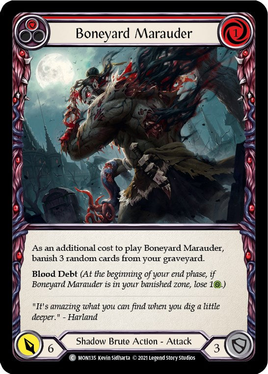 Boneyard Marauder (Red) [MON - MON135]