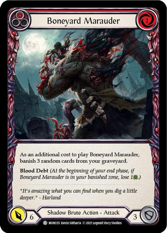Boneyard Marauder (Red) [MON - MON135]