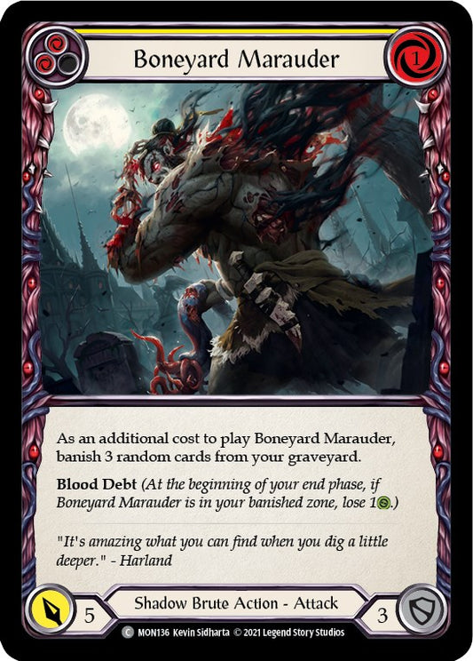 Boneyard Marauder (Yellow) [MON - MON136]