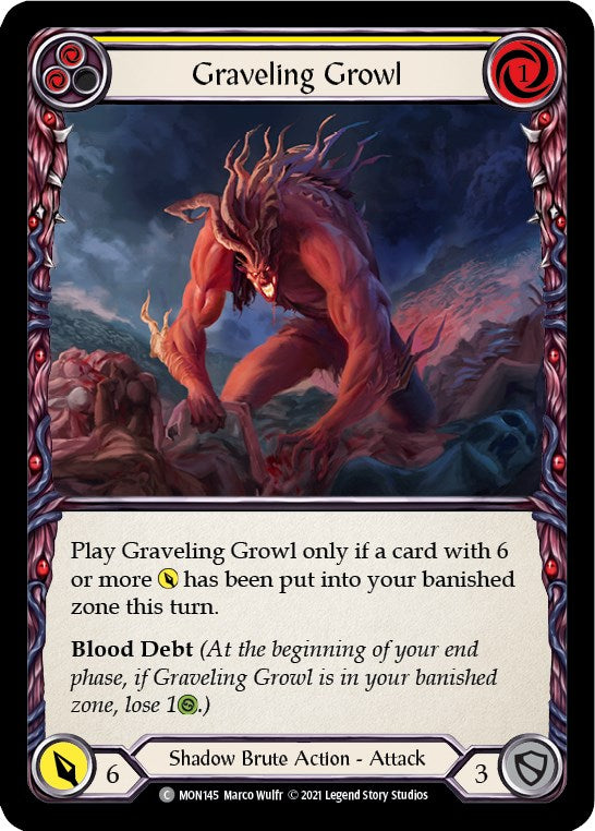 Graveling Growl (Yellow) [MON - MON145]