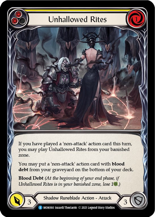 Unhallowed Rites (Yellow) [MON - MON160]