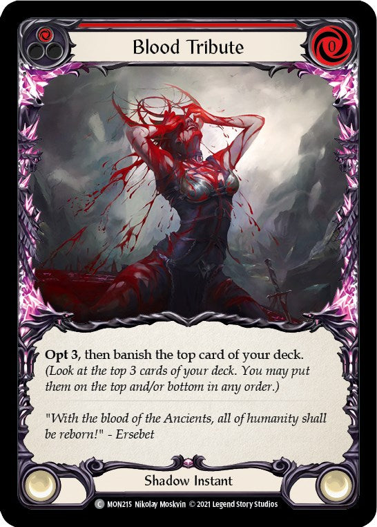Blood Tribute (Red) [MON - MON215]