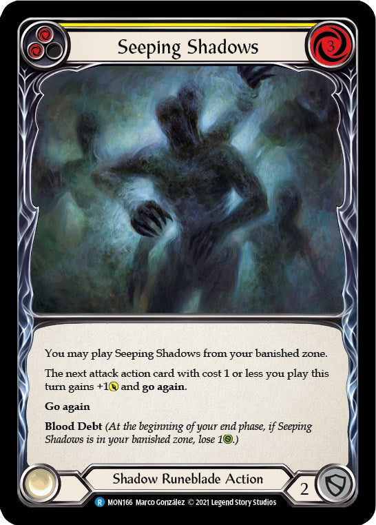 Seeping Shadows (Yellow) [MON - MON166]