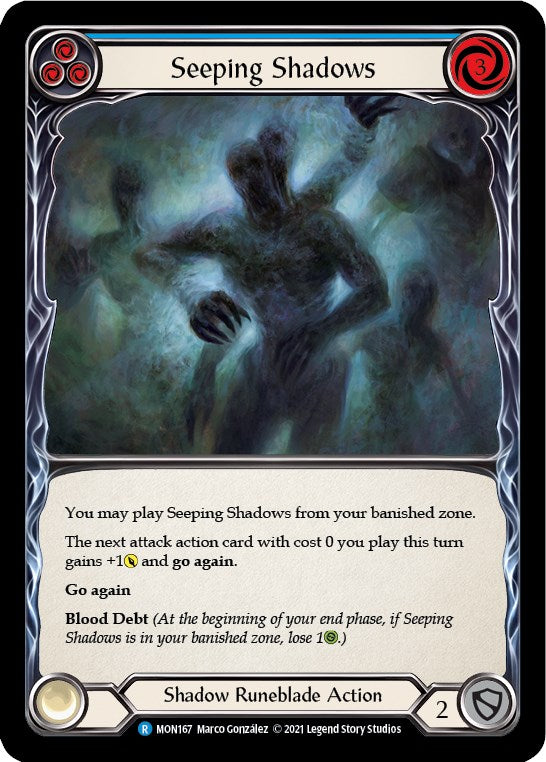 Seeping Shadows (Blue) [MON - MON167]