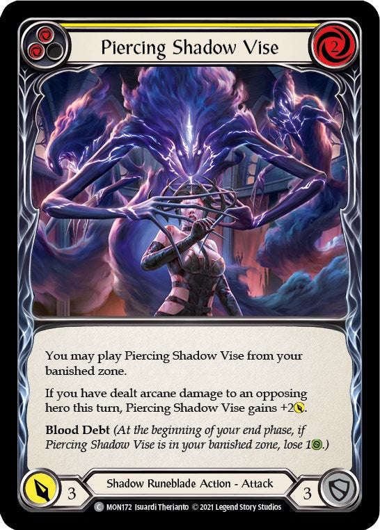 Piercing Shadow Vise (Yellow) [MON - MON172]