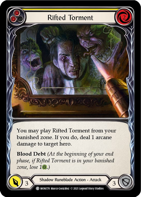 Rifted Torment (Yellow) [MON - MON178]
