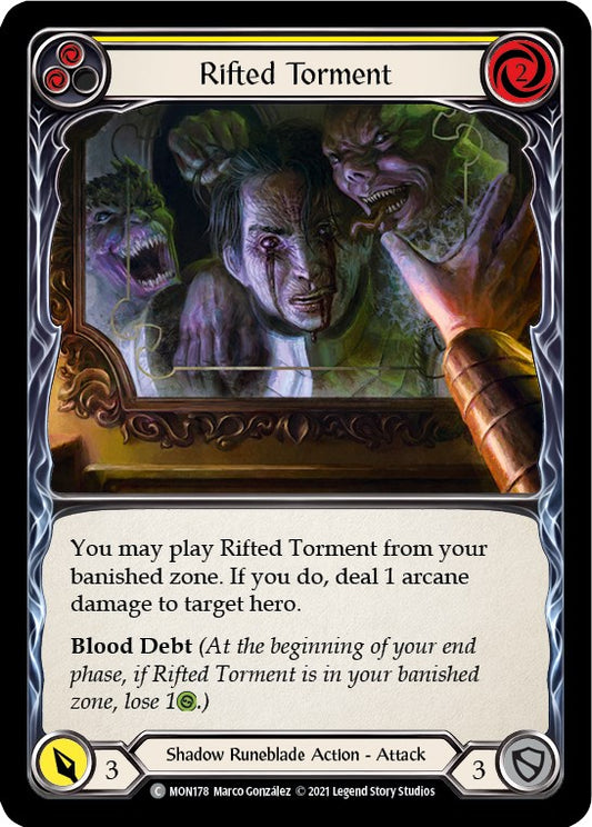 Rifted Torment (Yellow) [MON - MON178]