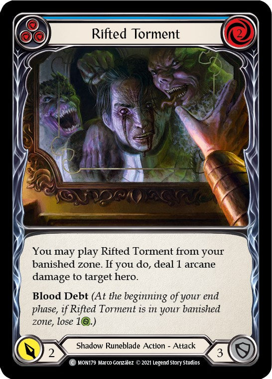Rifted Torment (Blue) [MON - MON179]