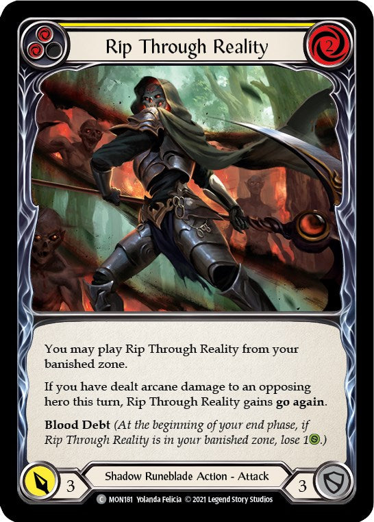 Rip Through Reality (Yellow) [MON - MON181]