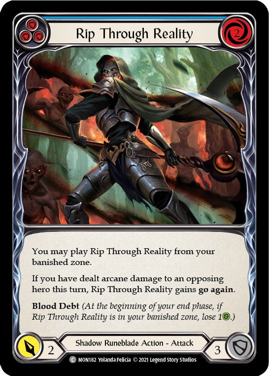 Rip Through Reality (Blue) [MON - MON182]
