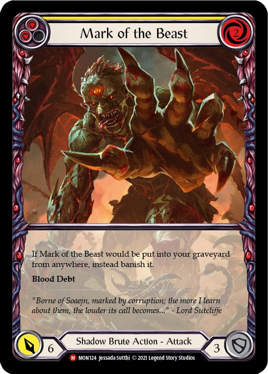 Mark of the Beast (Extended Art) [MON - MON124]