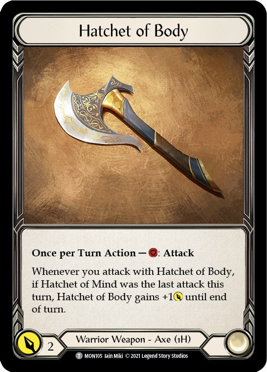 Hatchet of Body // Spectral Shield [MON - MON105 // MON104]
