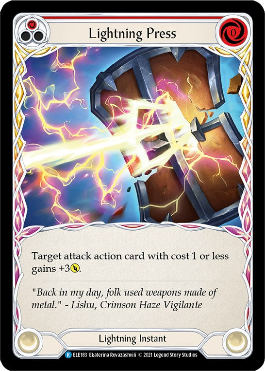 Lightning Press (Red) [ELE - ELE183]