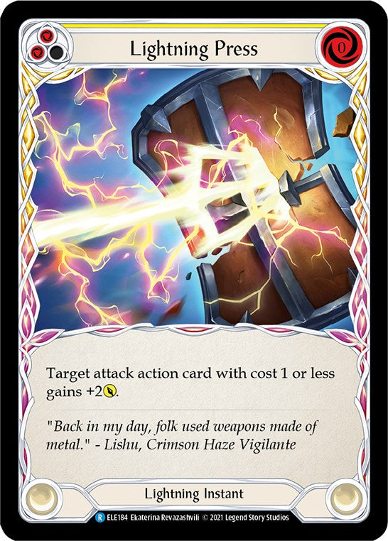 Lightning Press (Yellow) [ELE - ELE184]