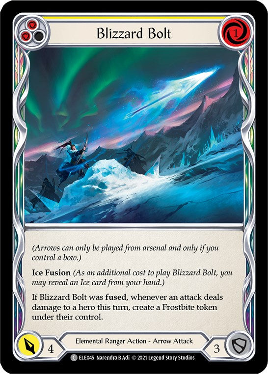 Blizzard Bolt (Yellow) [ELE - ELE045]