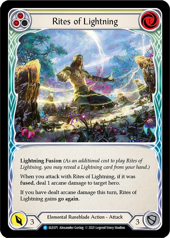 Rites of Lightning (Yellow) [ELE - ELE071]