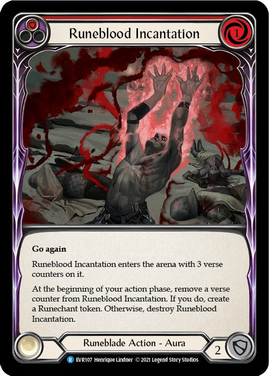 Runeblood Incantation (Red) [EVR - EVR107]