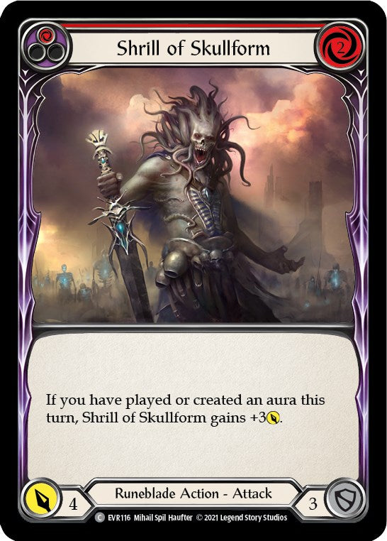 Shrill of Skullform (Red) [EVR - EVR116]