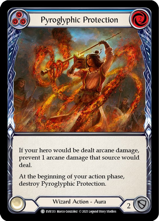 Pyroglyphic Protection (Blue) [EVR - EVR133]