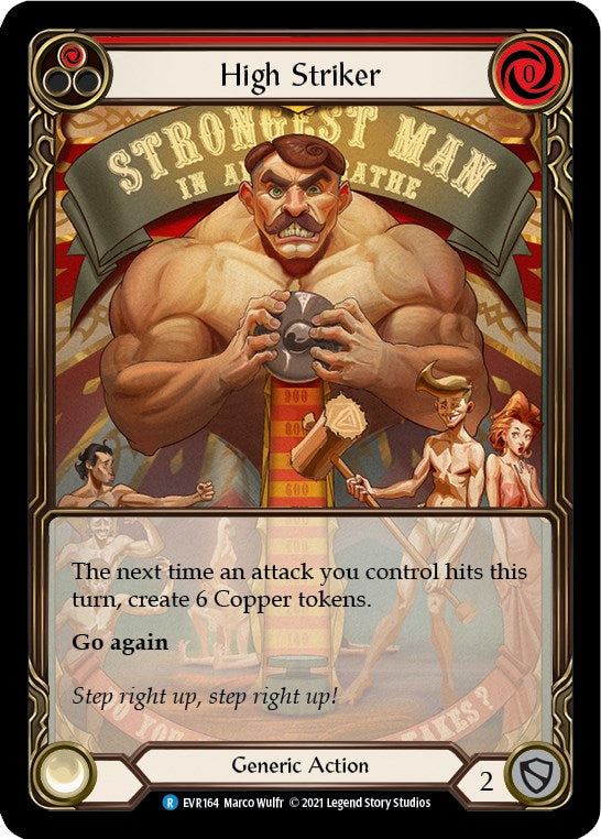 High Striker (Red) (Extended Art) [EVR - EVR164]