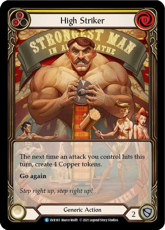 High Striker (Yellow) (Extended Art) [EVR - EVR165]