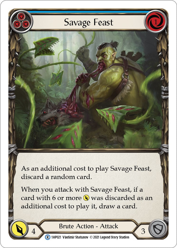 Savage Feast (Blue) [1HP - 1HP021]