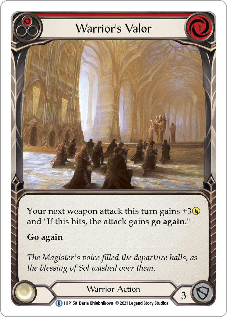 Warrior's Valor (Red) [1HP - 1HP159]