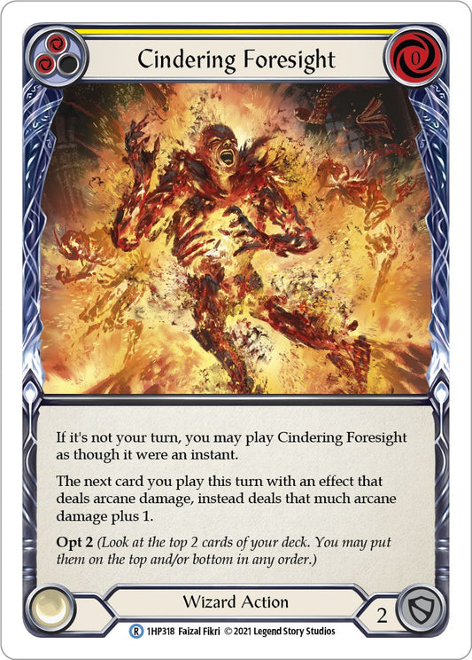 Cindering Foresight (Yellow) [1HP - 1HP318]