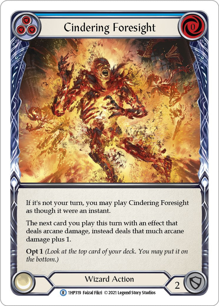Cindering Foresight (Blue) [1HP - 1HP319]
