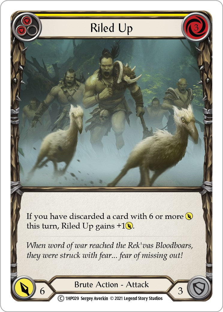 Riled Up (Yellow) [1HP - 1HP029]