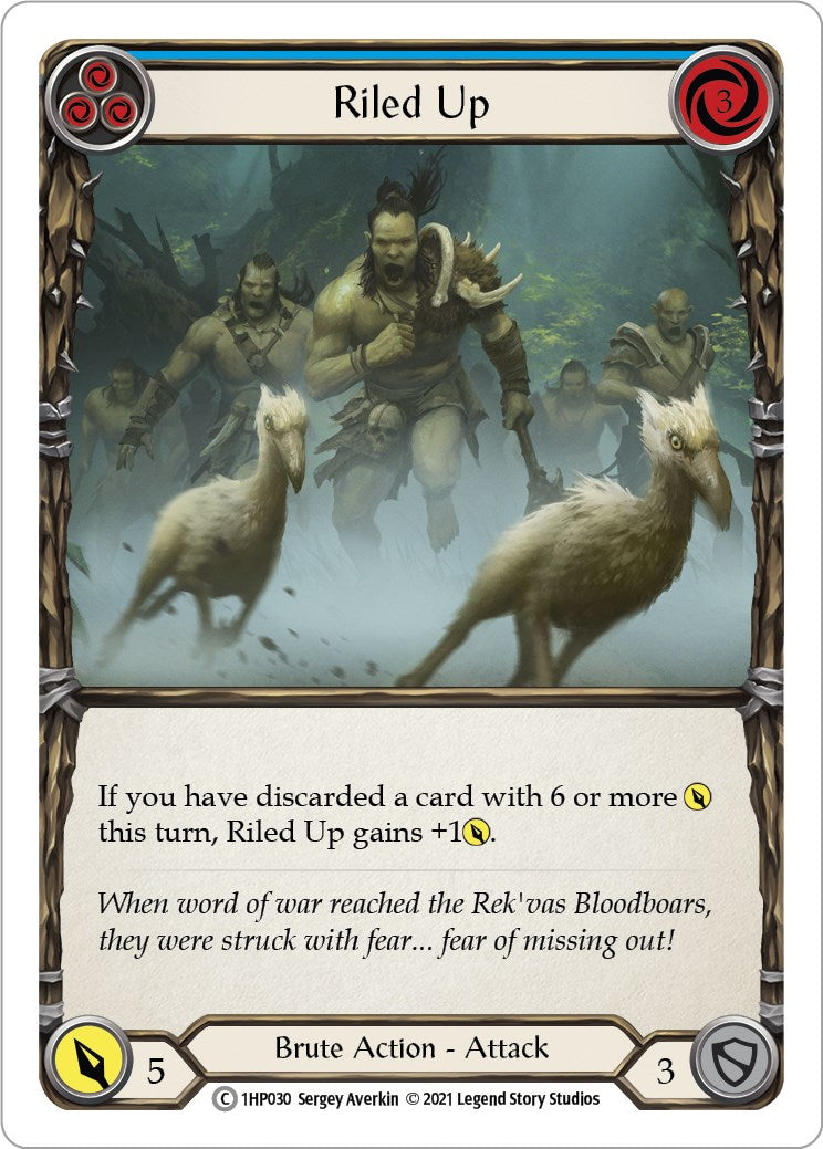 Riled Up (Blue) [1HP - 1HP030]