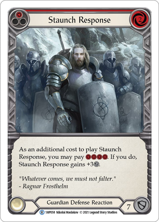 Staunch Response (Red) [1HP - 1HP058]