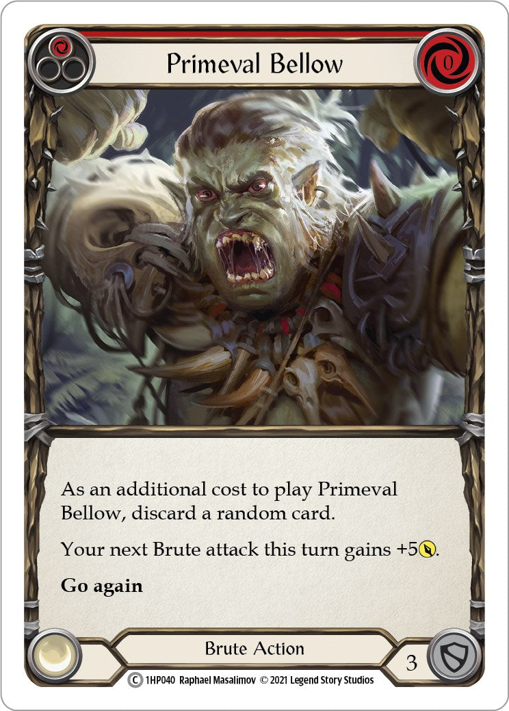 Primeval Bellow (Red) [1HP - 1HP040]