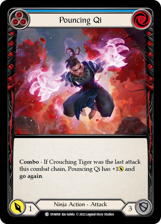 Pouncing Qi (Blue) [DYN - DYN058]