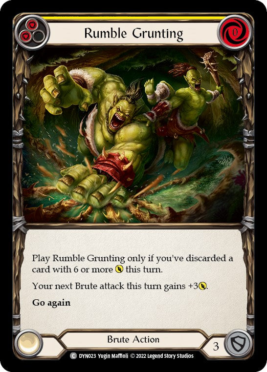 Rumble Grunting (Yellow) [DYN - DYN023]