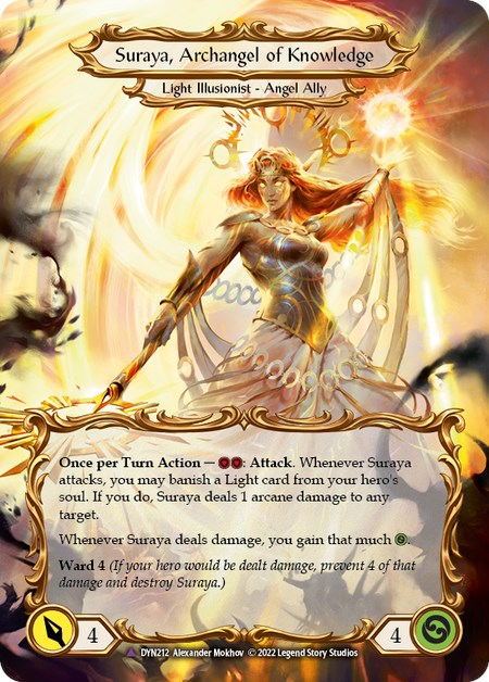 Invoke Suraya // Suraya, Archangel of Knowledge (Marvel) [DYN - DYN212]