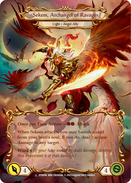 Figment of Ravages // Sekem, Archangel of Ravages (Marvel) [DTD - DTD008]