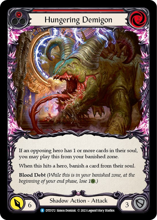 Hungering Demigon (Red) [DTD - DTD172]