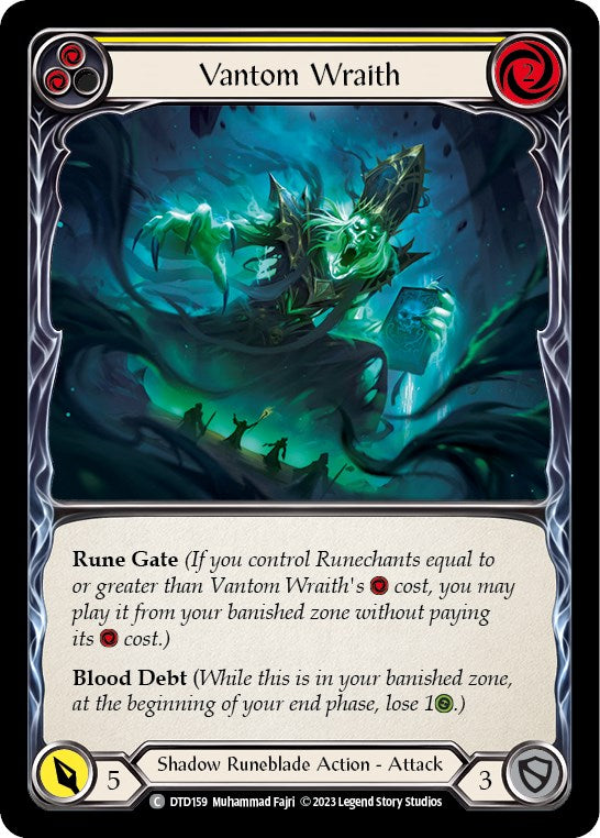Vantom Wraith (Yellow) [DTD - DTD159]