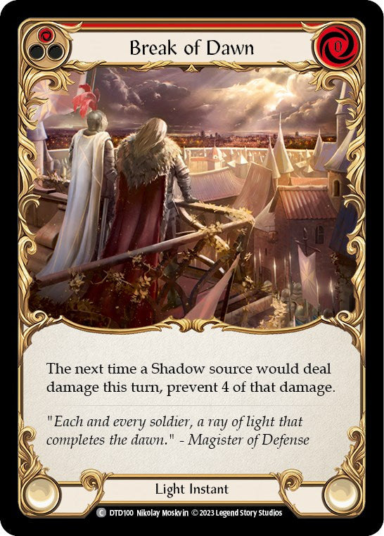 Break of Dawn (Red) [DTD - DTD100]