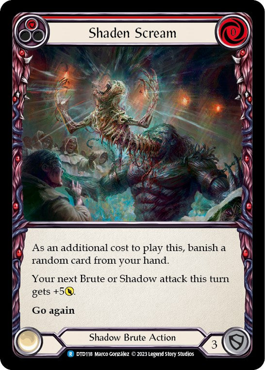 Shaden Scream (Red) [DTD - DTD118]