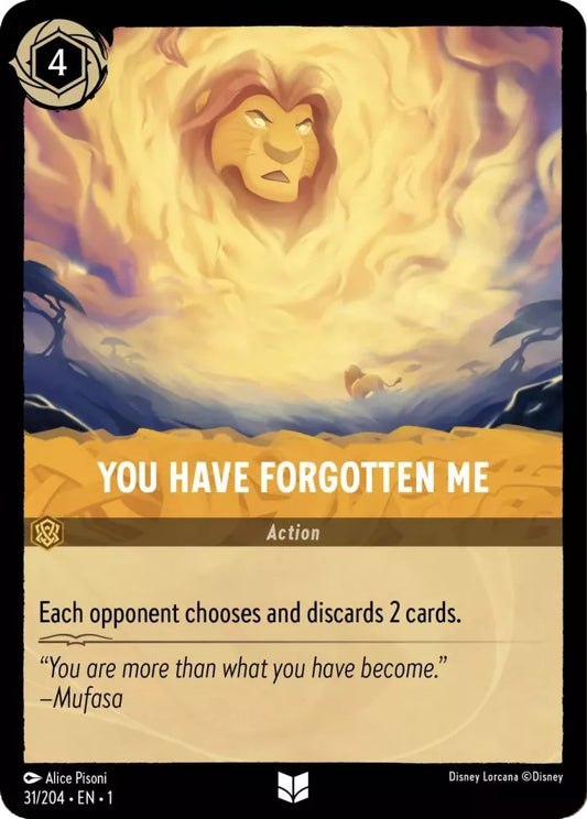 You Have Forgotten Me [1 - 31/204]