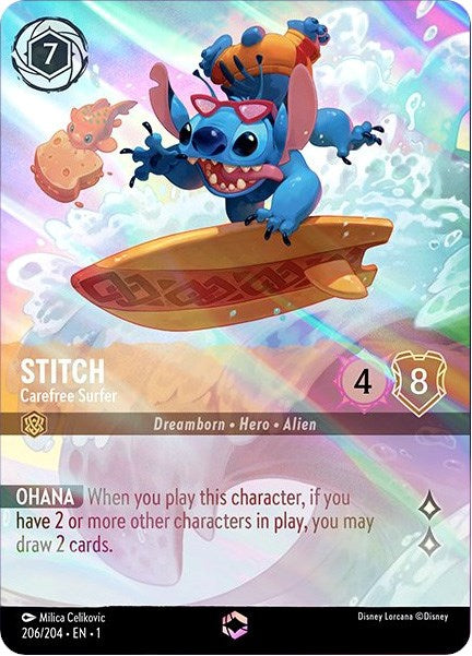 Stitch - Carefree Surfer (Enchanted) [1 - 206/204]
