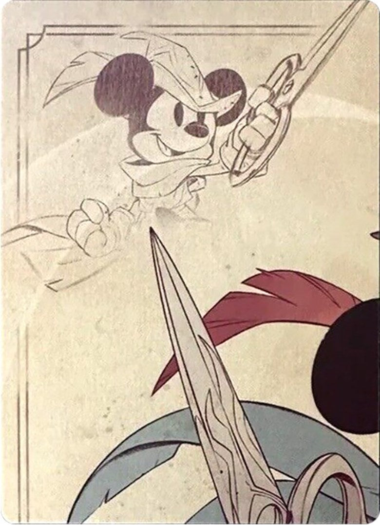 Mickey Mouse - Brave Little Tailor Puzzle Insert (Top Left) [1]